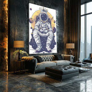 King Astronaut Art  | MusaArtGallery™