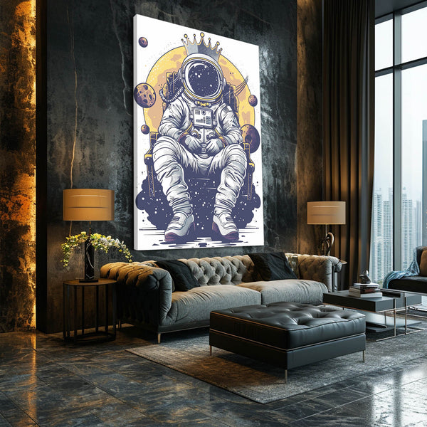 King Astronaut Art  | MusaArtGallery™