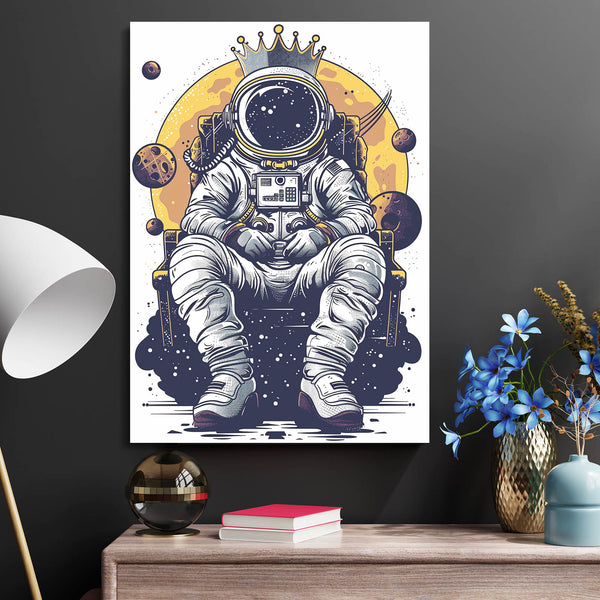 King Astronaut Art  | MusaArtGallery™