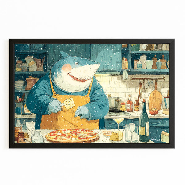 Kitchen Shark Art