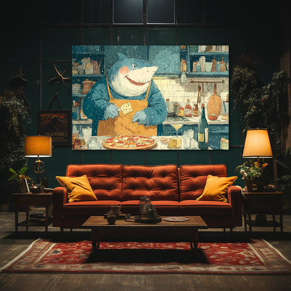 Kitchen Shark Art