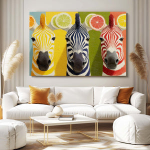 Kitchen Zebra Wall Art
