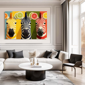Kitchen Zebra Wall Art