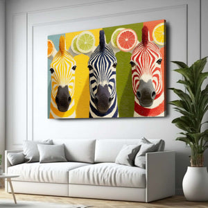 Kitchen Zebra Wall Art