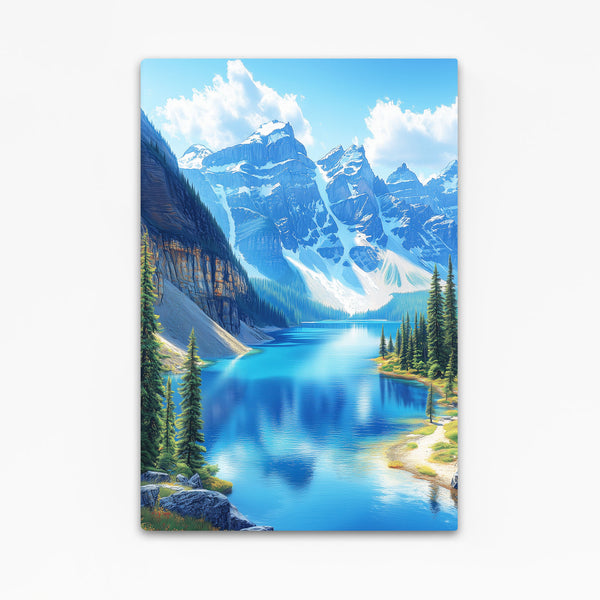 Lac Mountain Wall Art