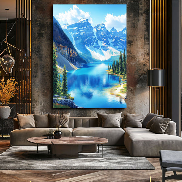 Lac Mountain Wall Art