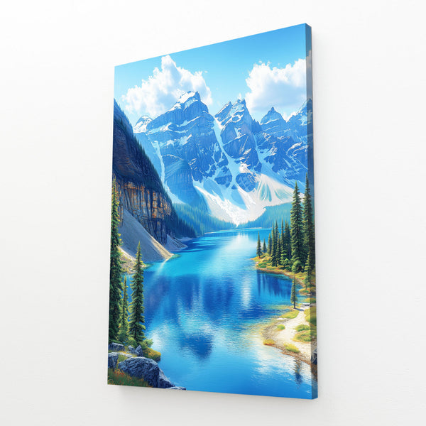 Lac Mountain Wall Art