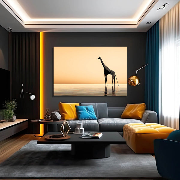 Lake Giraffe Wall Decor