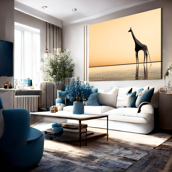 Lake Giraffe Wall Decor