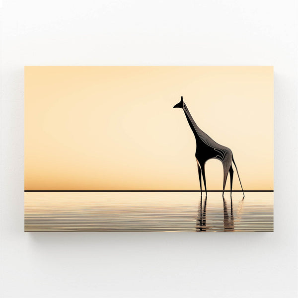 Lake Giraffe Wall Decor