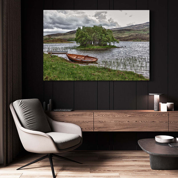 Lakeside Serenity Tree Art | MusaArtGallery™