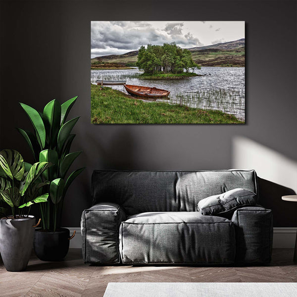 Lakeside Serenity Tree Art | MusaArtGallery™