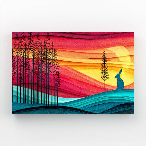 Landscape Bunny Print