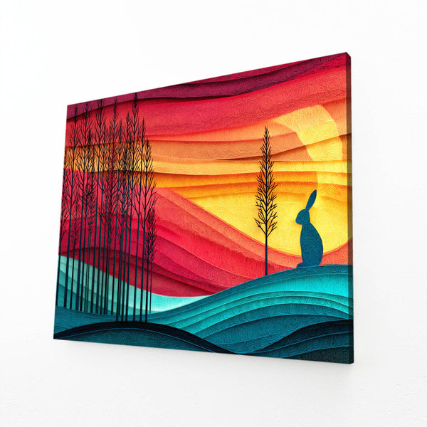 Landscape Bunny Print