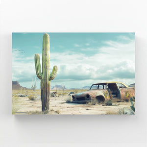 Landscape Cactus Art Print