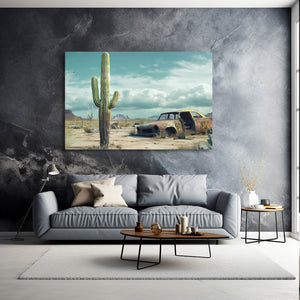 Landscape Cactus Art Print