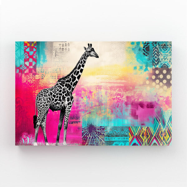Landscape Giraffe Artwork
