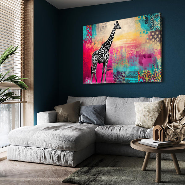 Landscape Giraffe Artwork