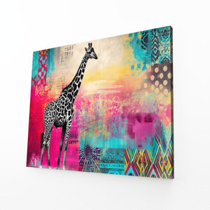 Landscape Giraffe Artwork