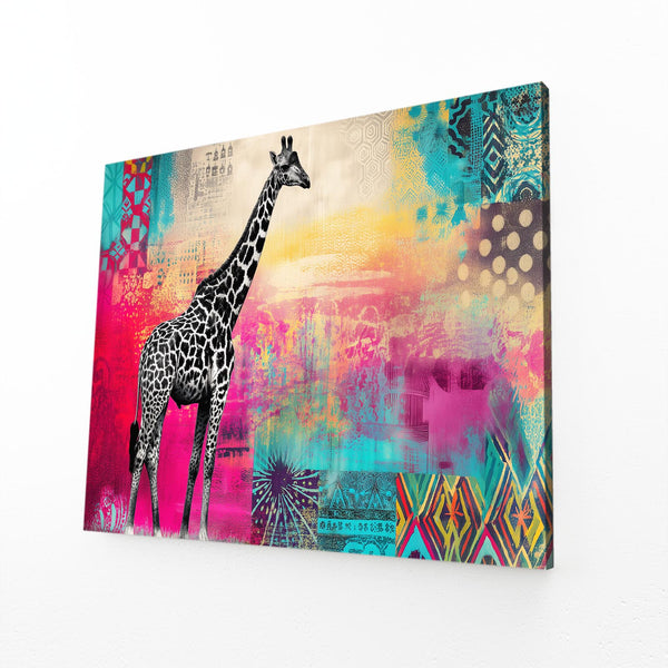 Landscape Giraffe Artwork