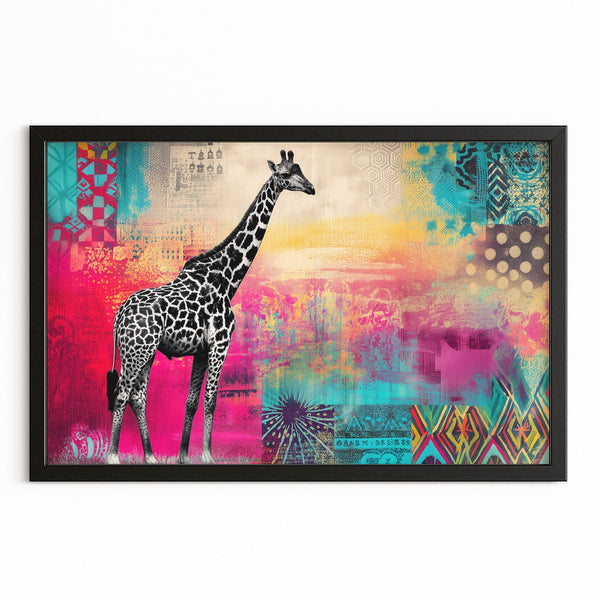 Landscape Giraffe Artwork