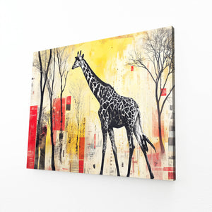 Landscape Giraffe Wall Art