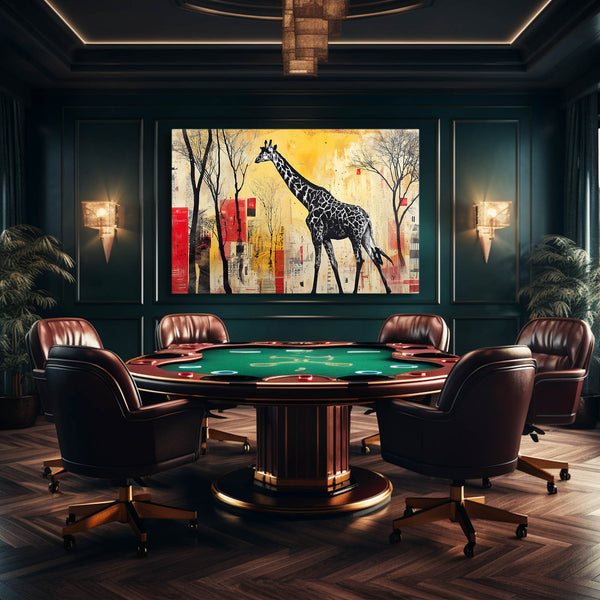 Landscape Giraffe Wall Art