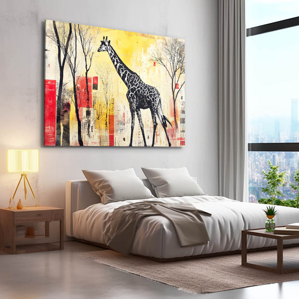 Landscape Giraffe Wall Art