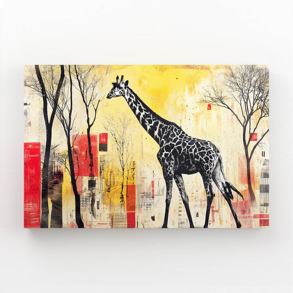 Landscape Giraffe Wall Art