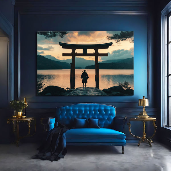 Landscape Samurai Wall Art