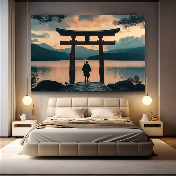 Landscape Samurai Wall Art