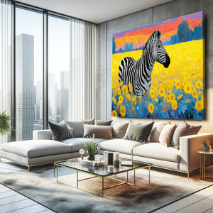Landscape Zebra Artwork