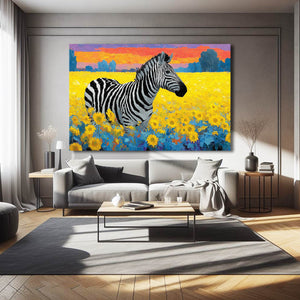 Landscape Zebra Artwork
