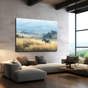 Landscape Zebra Wall Art