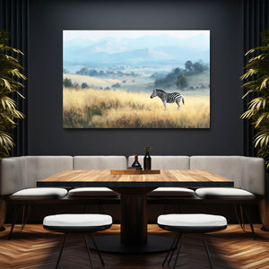 Landscape Zebra Wall Art