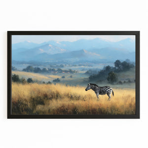 Landscape Zebra Wall Art
