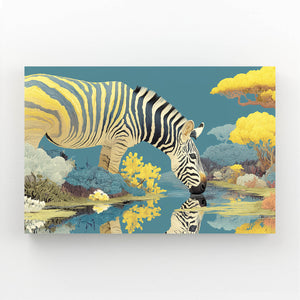 Landscape Zebra Wall Decor