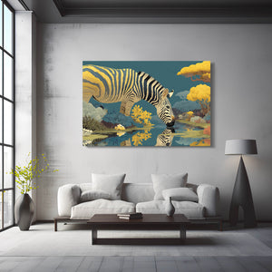 Landscape Zebra Wall Decor