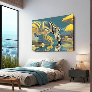 Landscape Zebra Wall Decor