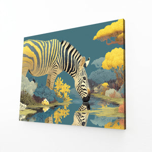 Landscape Zebra Wall Decor