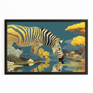 Landscape Zebra Wall Decor