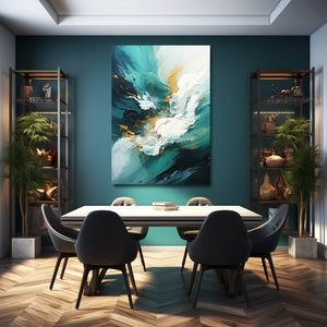 Large Abstract Wall Art For Living Room | MusaArtGallery™