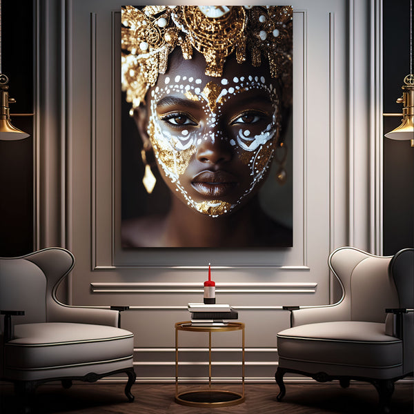 Large African Wall Art Portait