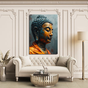 Large Canvas Buddha Wall Art