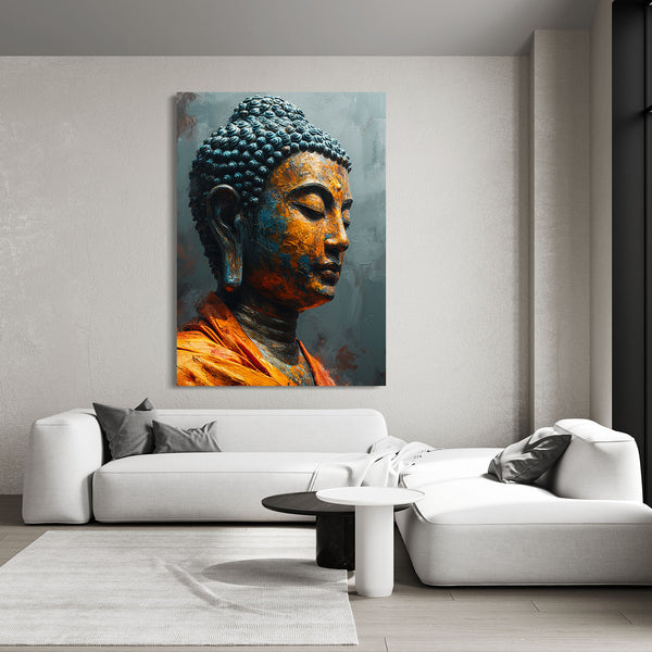 Large Canvas Buddha Wall Art