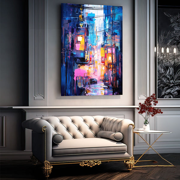 Large Colorful Texture Wall Art | MusaArtGallery™