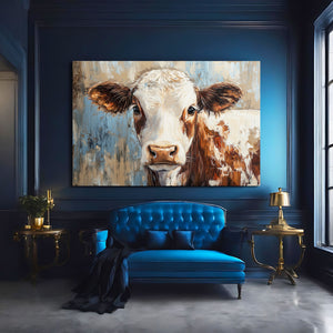 Large Cow Wall Art