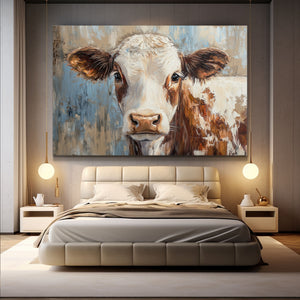 Large Cow Wall Art