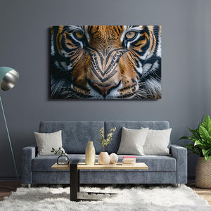 Large Face Tiger Wall Art | MusaArtGallery™