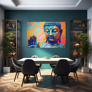 Large Face Buddha Wall Art | MusaArtGallery™